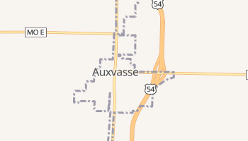 Auxvasse, Missouri map