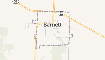 Barnett, Missouri map