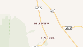 Belleview, Missouri map