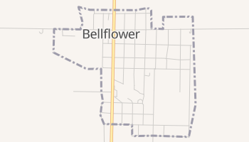 Bellflower, Missouri map