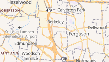 Berkeley, Missouri map