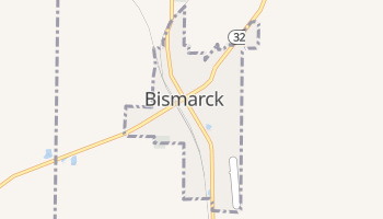 Bismarck, Missouri map