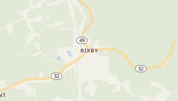Bixby, Missouri map