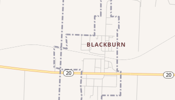 Blackburn, Missouri map