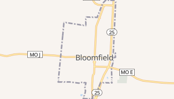 Bloomfield, Missouri map