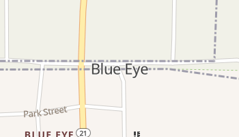 Blue Eye, Missouri map