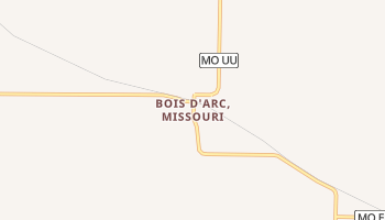 Bois D'Arc, Missouri map