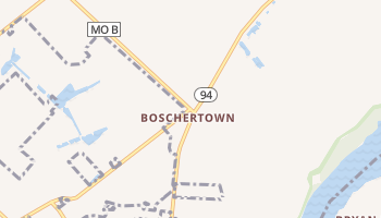Boschertown, Missouri map