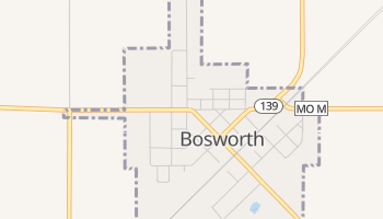 Bosworth, Missouri map