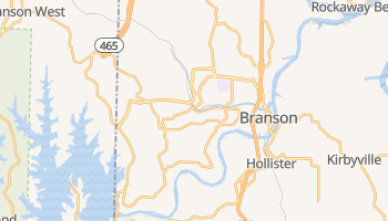 Branson, Missouri map