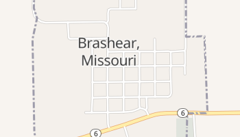 Brashear, Missouri map