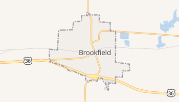 Brookfield, Missouri map