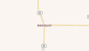 Broseley, Missouri map