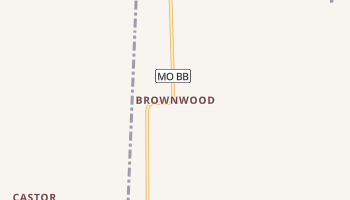 Brownwood, Missouri map