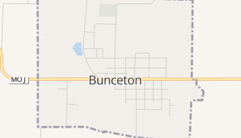 Bunceton, Missouri map