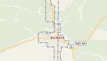 Bunker, Missouri map