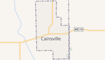 Cainsville, Missouri map
