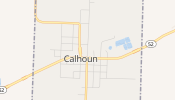 Calhoun, Missouri map