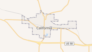 California, Missouri map
