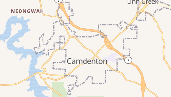 Camdenton, Missouri map
