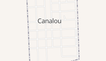 Canalou, Missouri map