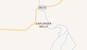 Caplinger Mills, Missouri map