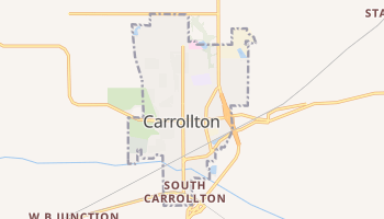 Carrollton, Missouri map