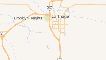 Carthage, Missouri map
