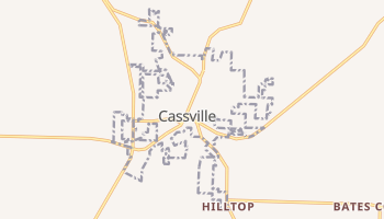 Cassville, Missouri map