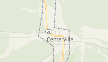 Centerville, Missouri map