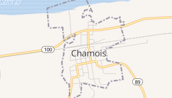 Chamois, Missouri map