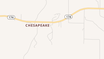 Chesapeake, Missouri map