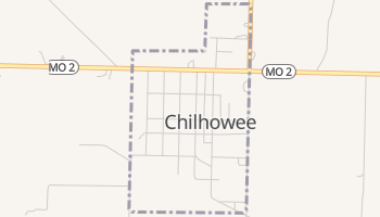 Chilhowee, Missouri map