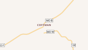 Coffman, Missouri map