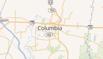 Columbia, Missouri map