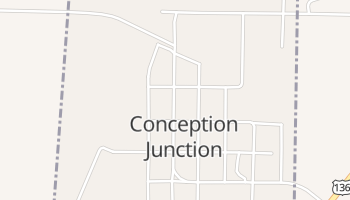 Conception Junction, Missouri map