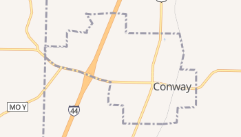 Conway, Missouri map