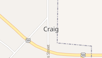 Craig, Missouri map