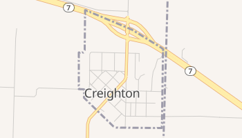 Creighton, Missouri map