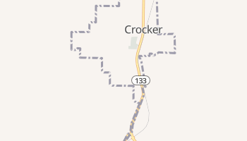 Crocker, Missouri map
