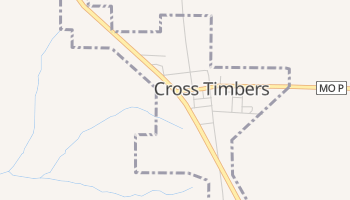 Cross Timbers, Missouri map