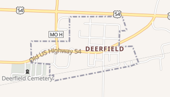 Deerfield, Missouri map