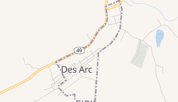 Des Arc, Missouri map
