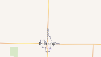 Diamond, Missouri map