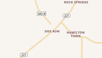 Doe Run, Missouri map