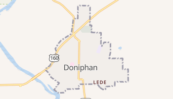 Doniphan, Missouri map