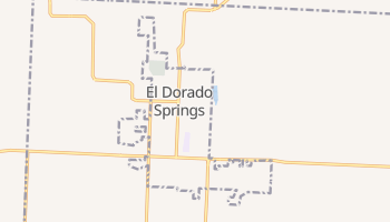 El Dorado Springs, Missouri map