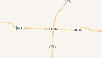 Elkton, Missouri map