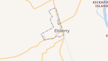 Elsberry, Missouri map