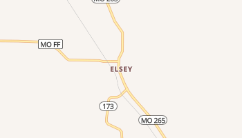 Elsey, Missouri map